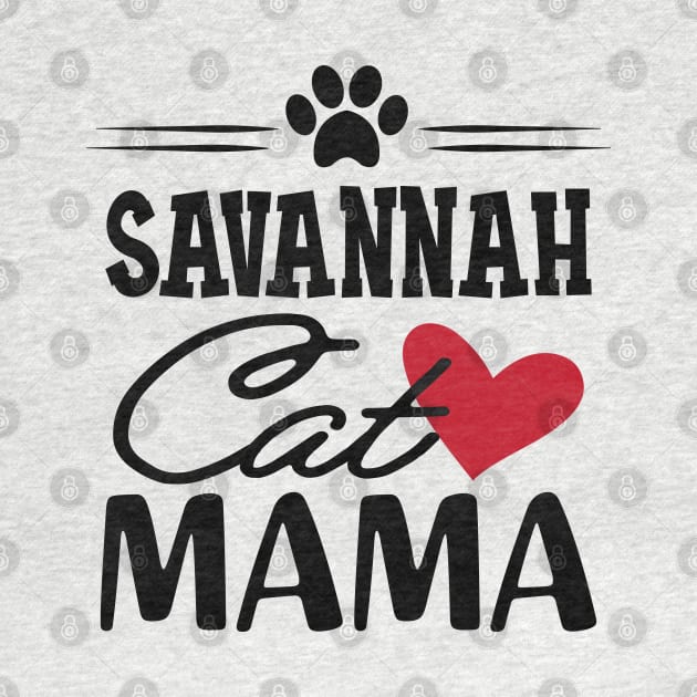 Savannah Cat Mama by KC Happy Shop